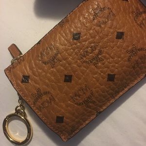 Mcm keychains mini wallet